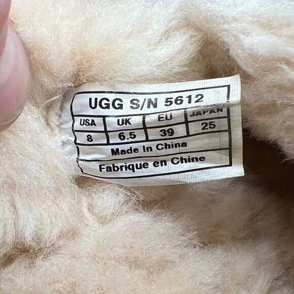 UGG Dakota Slipper Women's Size 8 Chestnut Suede Shearling Slip On Shoes - Picture 12 of 12